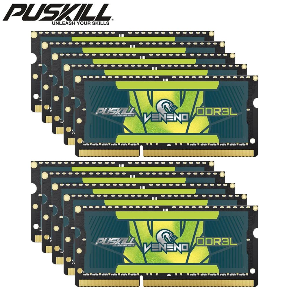 PUSKILL Veneno Ram DDR3L Ʈ ޸, 8GB, 4GB, 1.35V, 1600MHz, 1333MHz, 10PCs